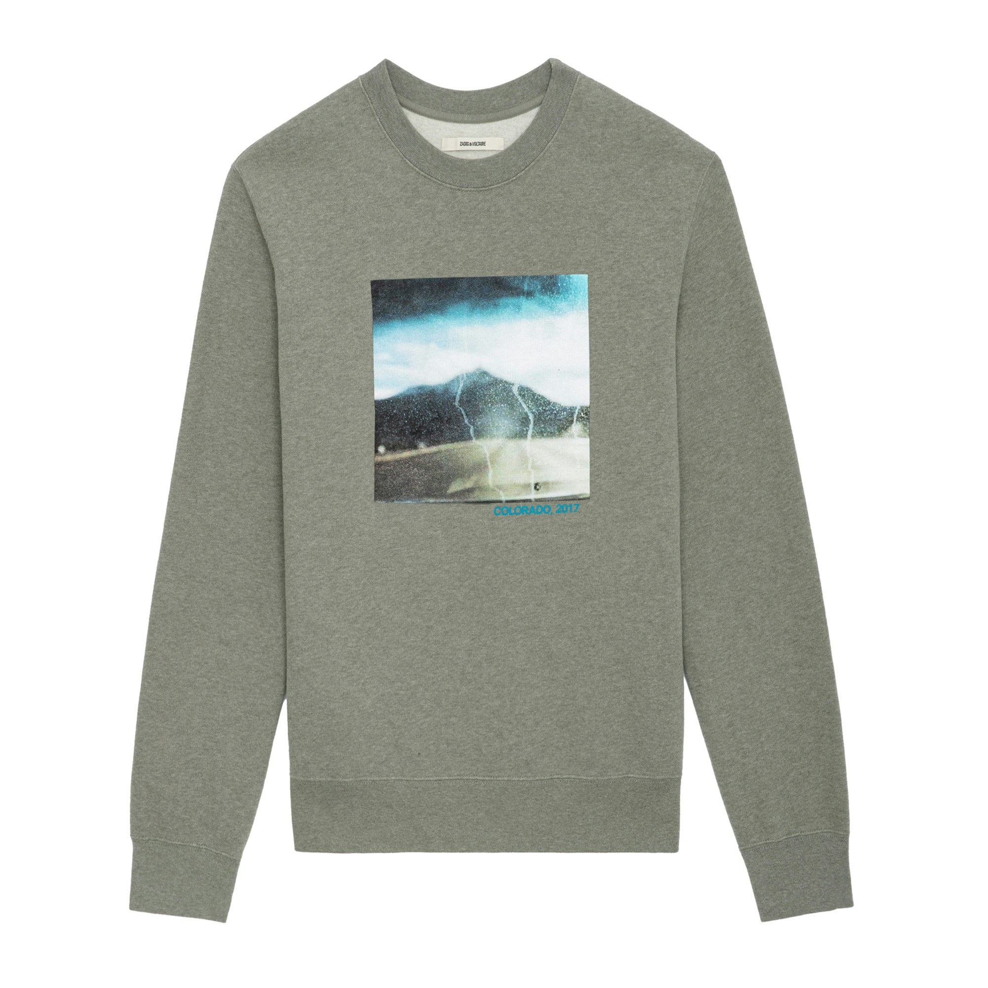 Shop Zadig & Voltaire Simba Photoprint Sweatshirt In Trellis