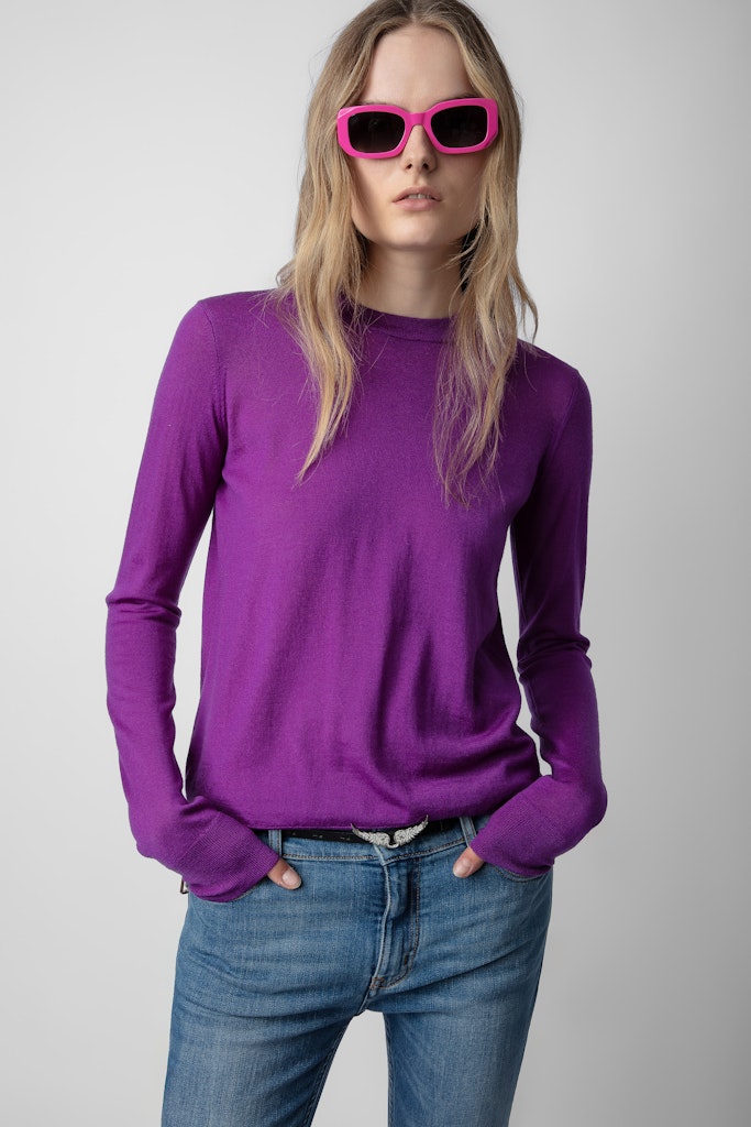 Shop Zadig & Voltaire Emma Jumper 100% Merino Wool In Goa