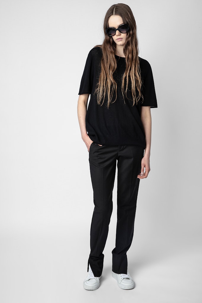 Shop Zadig & Voltaire Ida Jumper 100% Cashmere In Schwarz