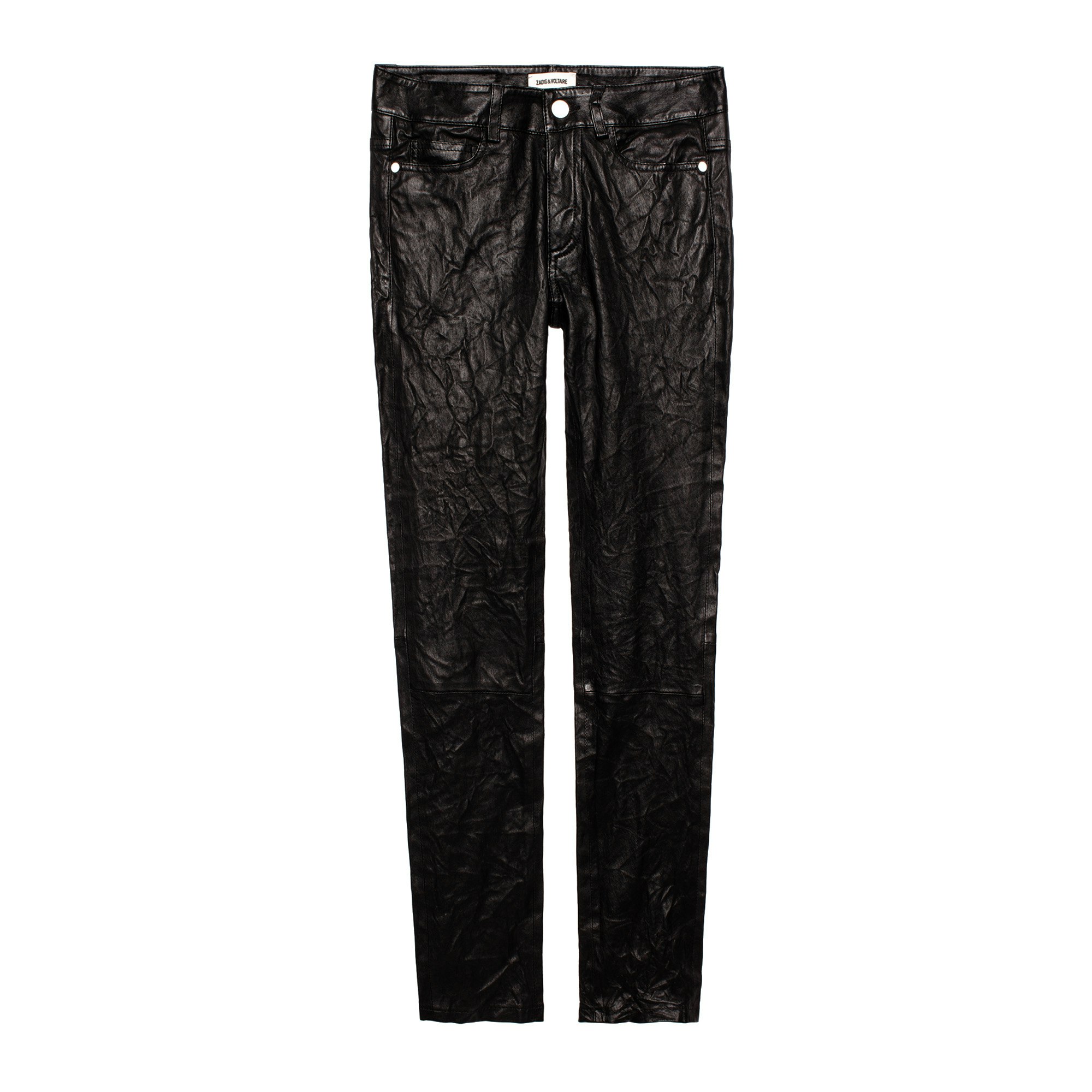 Zadig & Voltaire Phlame Crinkled Leather Pants