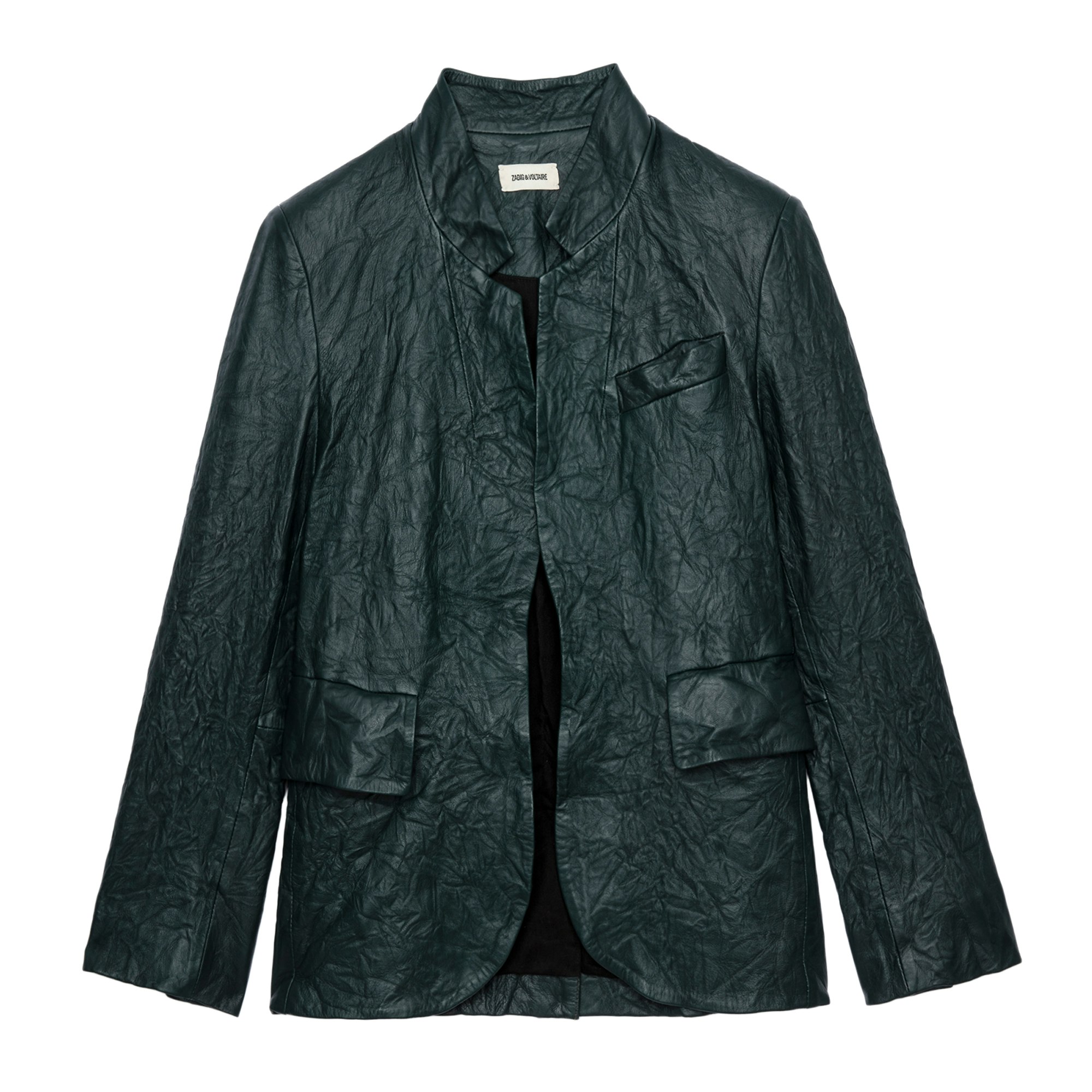 ZADIG & VOLTAIRE BLAZER VERYS KNITTERLEDER