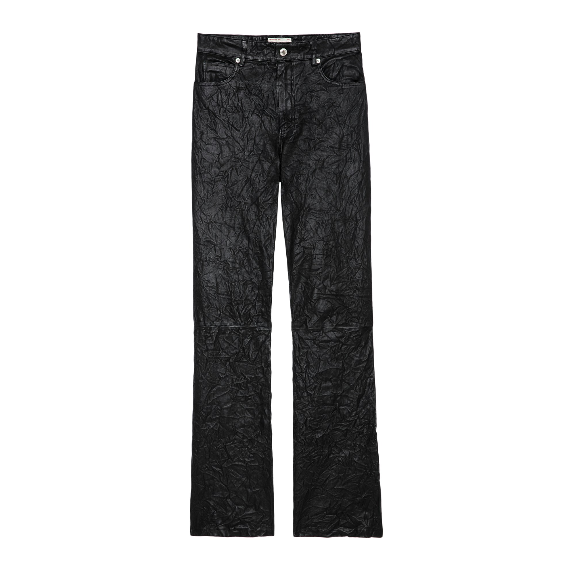 Zadig & Voltaire Evy Crinkled Leather Trousers