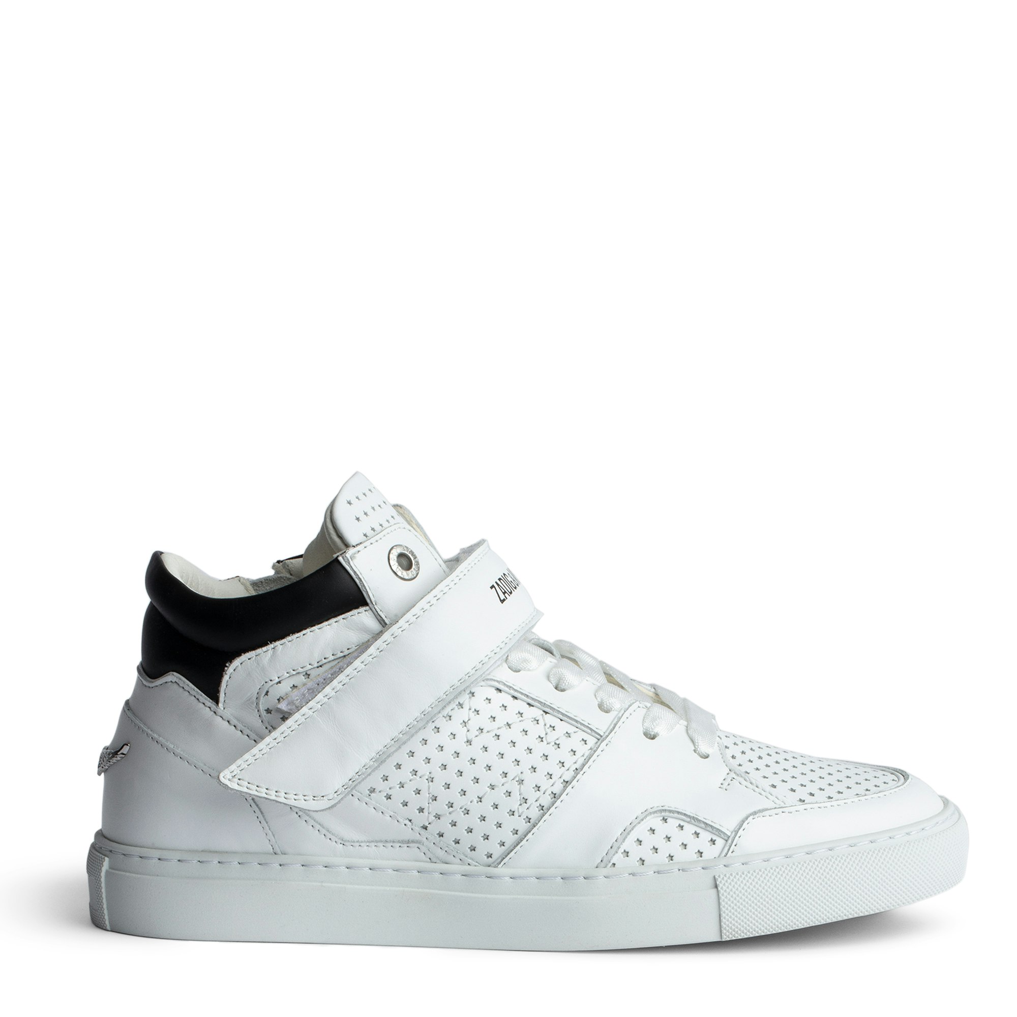 Zadig & Voltaire ZV1747 Mid Flash Smooth Sneakers