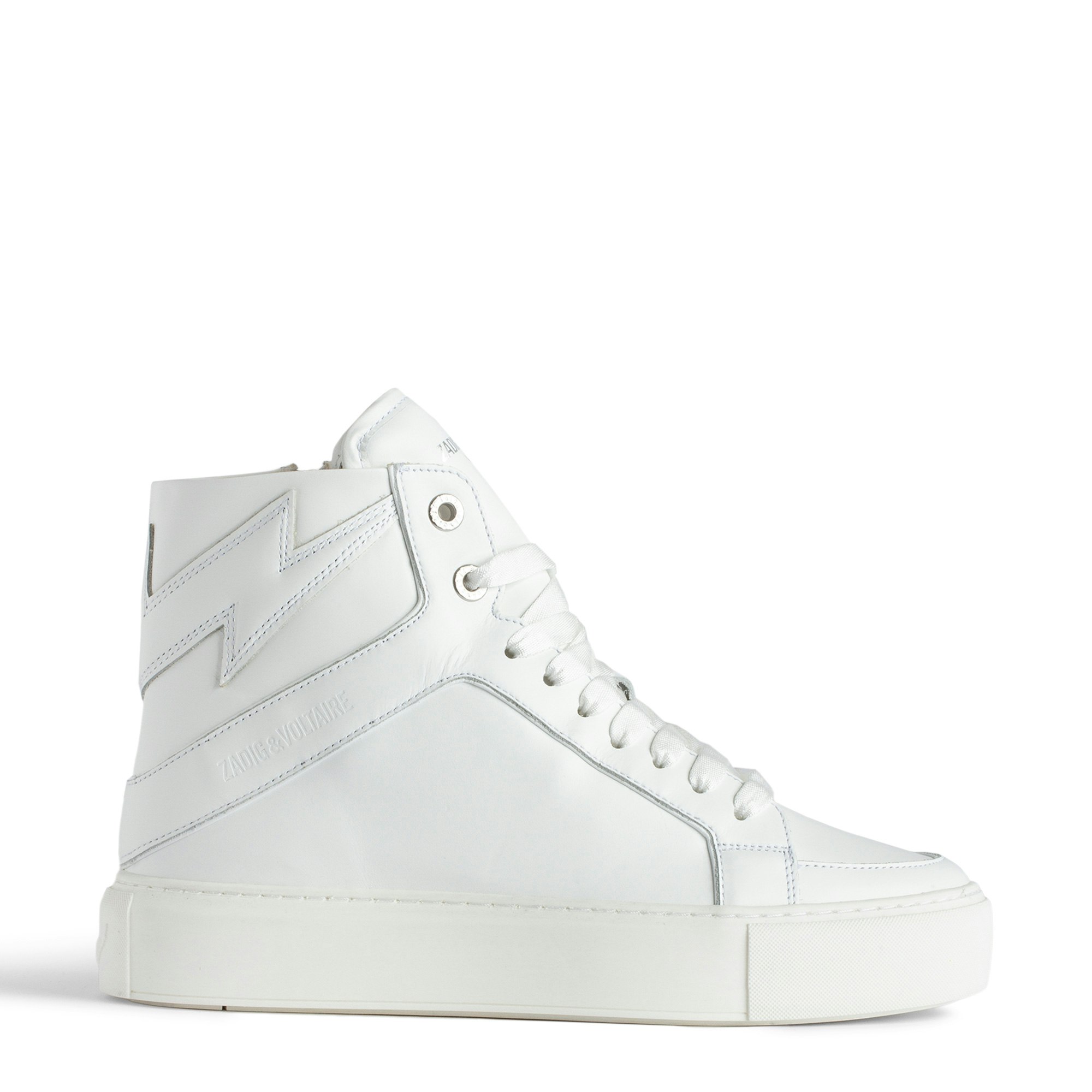 Hohe Sneakers Mit Plateau Zv1747 High Flash - Zadig & Voltaire