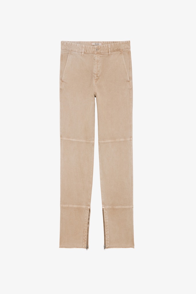 Shop Zadig & Voltaire Pocky Trousers In Light Beige