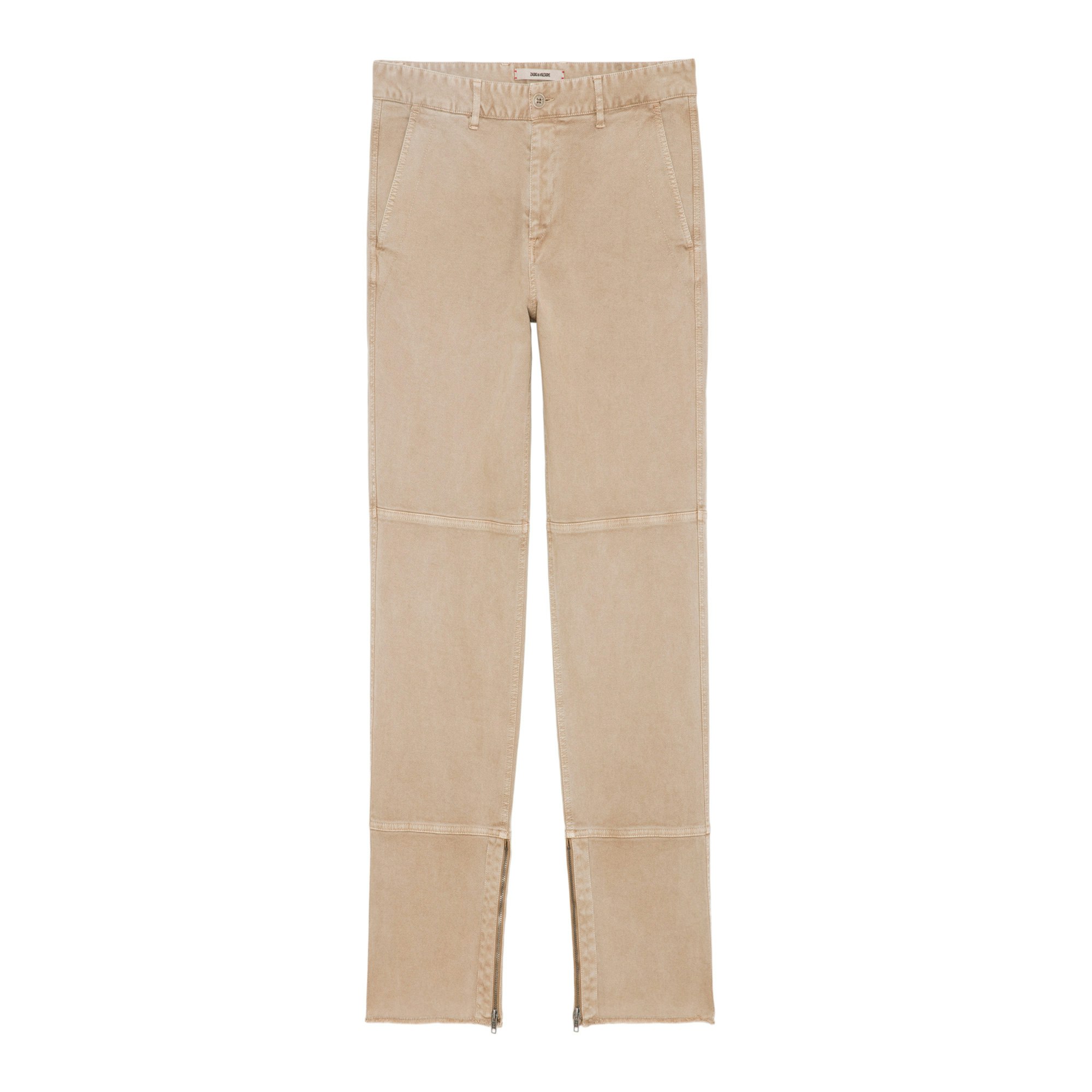 Shop Zadig & Voltaire Pocky Trousers In Light Beige