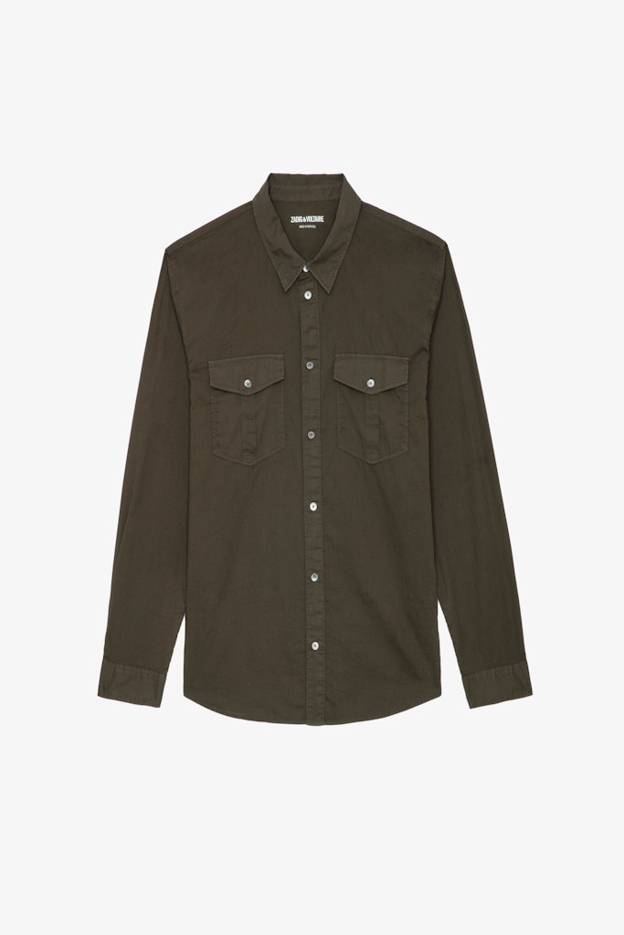 Shop Zadig & Voltaire Thibault Shirt In Slate