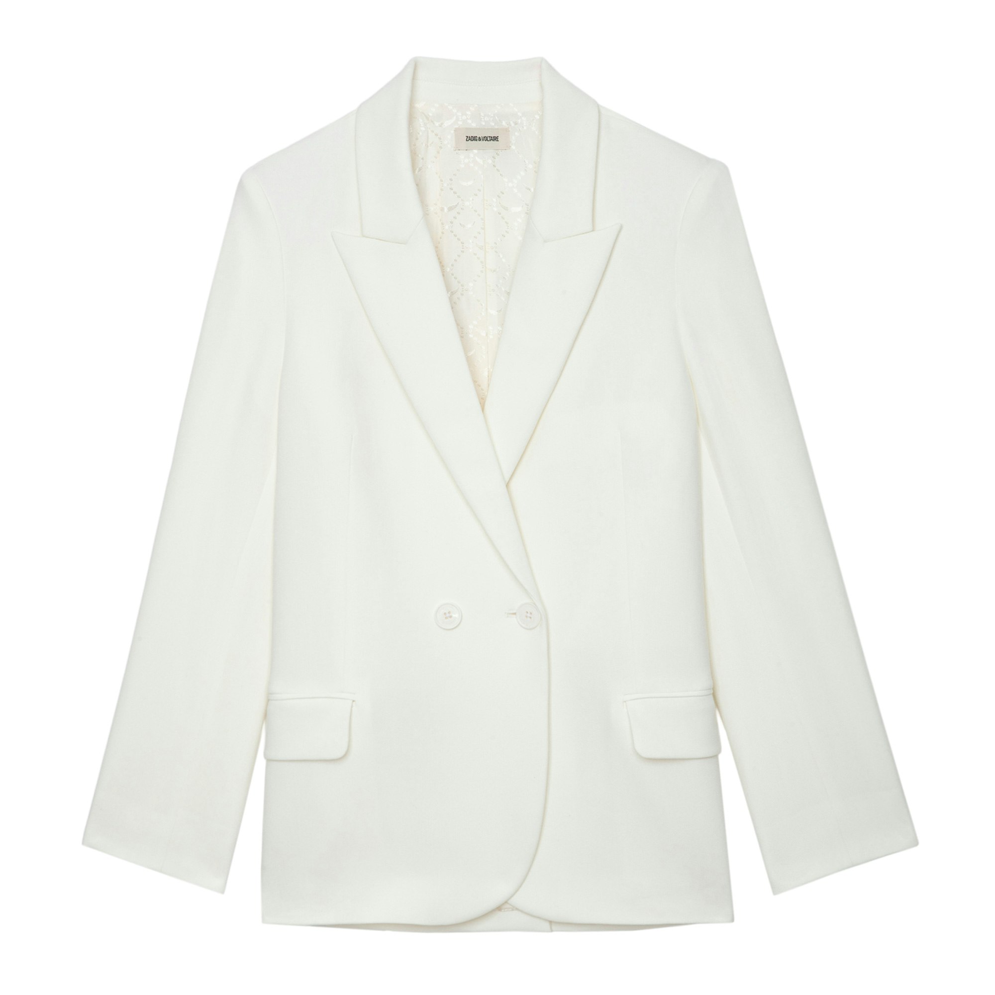 Shop Zadig & Voltaire Visit Peace & Love Diamanté Blazer In Judo