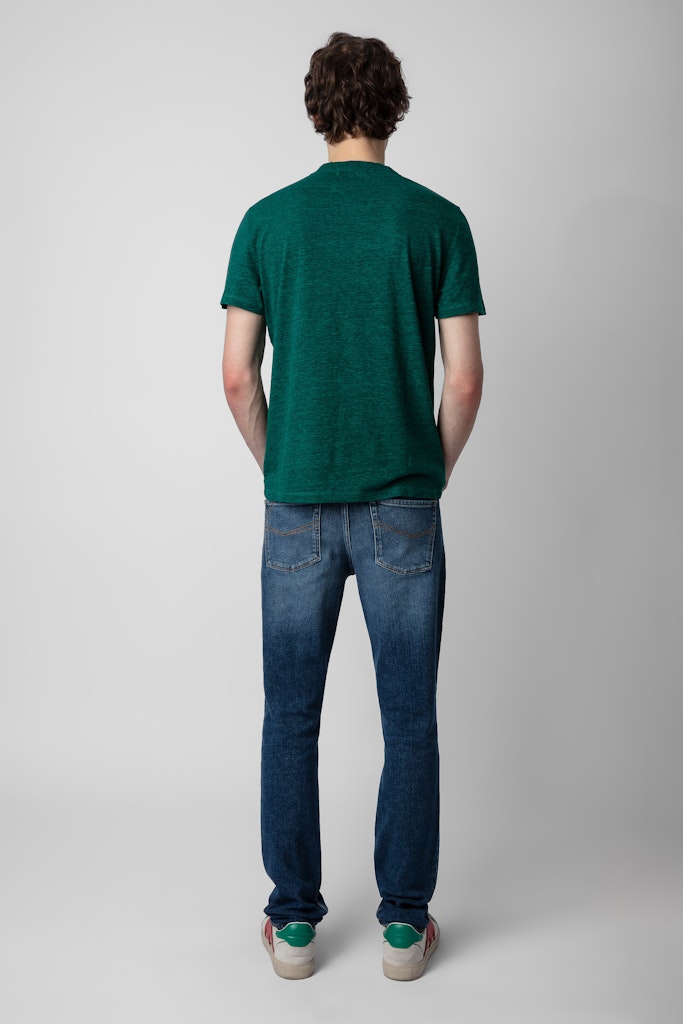 Shop Zadig & Voltaire Tommy T-shirt In Aqua