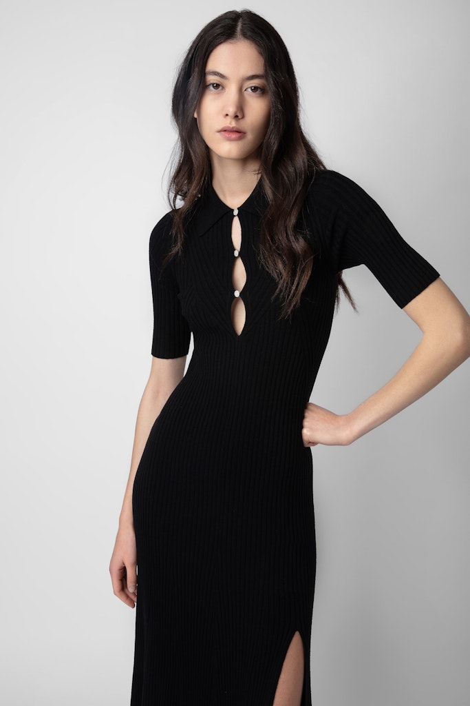 Shop Zadig & Voltaire Lysa Dress In Noir