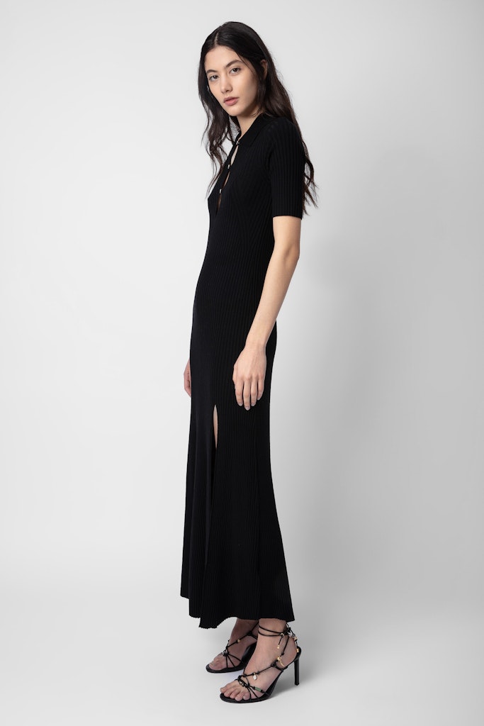 Shop Zadig & Voltaire Lysa Dress In Noir