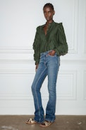 Camicetta Timmy - Camicetta kaki con volant - Donna