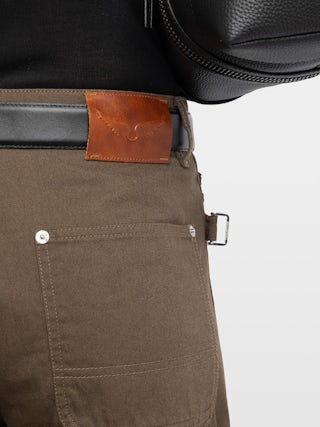 Trousers Perya - Cargo pants in cotton, regular fit with panel detailing and multiple pockets.