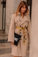 Manteau Mia - Trench femme avec ceinture.