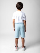 Bermuda Kurt Ragazzo - Bermuda da ragazzo in cotone blu.