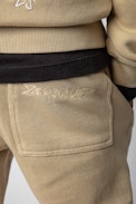 Lemmy Children’s Trousers - Children’s beige cotton joggers