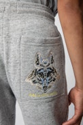 Lemmy Children’s Trousers - Children’s grey cotton joggers