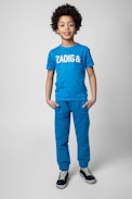 Lemmy Kids' Jogging Bottoms - Kids' blue cotton joggers
