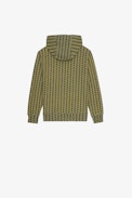 Felpa Hank junior - Cardigan con cappuccio in cotone giallo junior