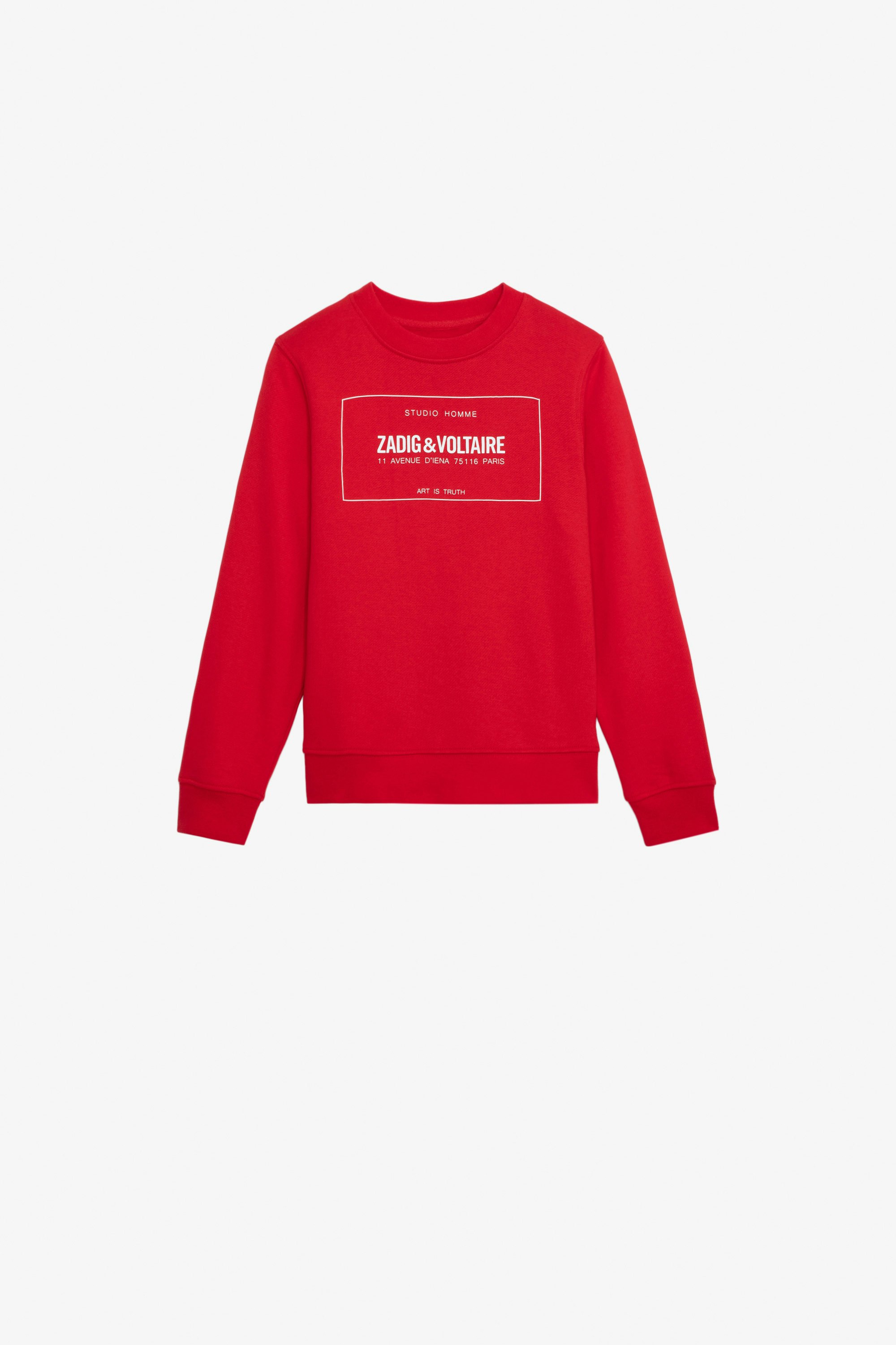 Simba Boys’ Sweatshirt Boys’ red cotton fleece sweatshirt with insignia.
