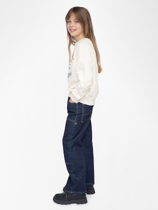 Simba Boy's Sweatshirt - Cotton sweatshirt with printed crest logo.