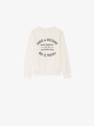 Simba Boy's Sweatshirt - Cotton sweatshirt with printed crest logo.