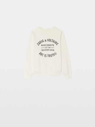 Simba Boy's Sweatshirt - Cotton sweatshirt with printed crest logo.