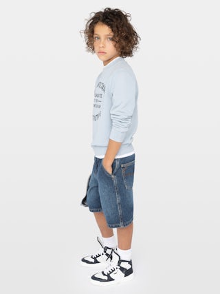 Sweatshirt Simba Boy - - Crew neck
- Front logo print