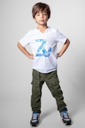 Boxer Children's T-Shirt - Children's cotton t-shirt in white