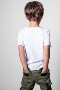 Boxer Children's T-Shirt - Children's cotton t-shirt in white