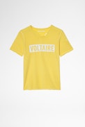 Boxer Children's T-Shirt - Children's cotton t-shirt in yellow