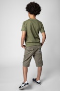 Kita Boxo Kids' T-shirt - Kids’ short-sleeve T-shirt in green cotton jersey with print