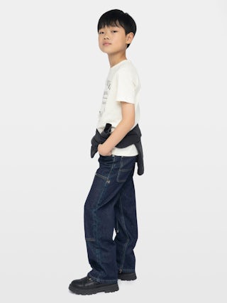 Toby Boy's T-shirt - Short-sleeved t-shirt, round neck with rolled edges, print on the front.