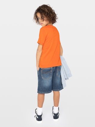 T-shirt Kitac Boy - Crew-neck T-shirt with short sleeves and front print.