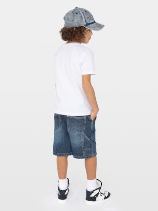 T-shirt Kita Boy - Crew neck T-shirt with short sleeves and front logo print.