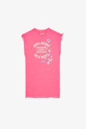Lucile Kids' Dress - Kids' cotton jersey dress featuring the brand insignia on the front
