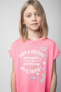 Lucile Kids' Dress - Kids' cotton jersey dress featuring the brand insignia on the front