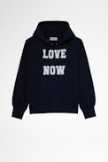 Justin Children's Sweatshirt - Children's cotton sweatshirt in blue