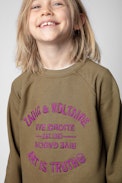 Upper Children’s Sweatshirt - Children’s khaki sweatshirt with insignia