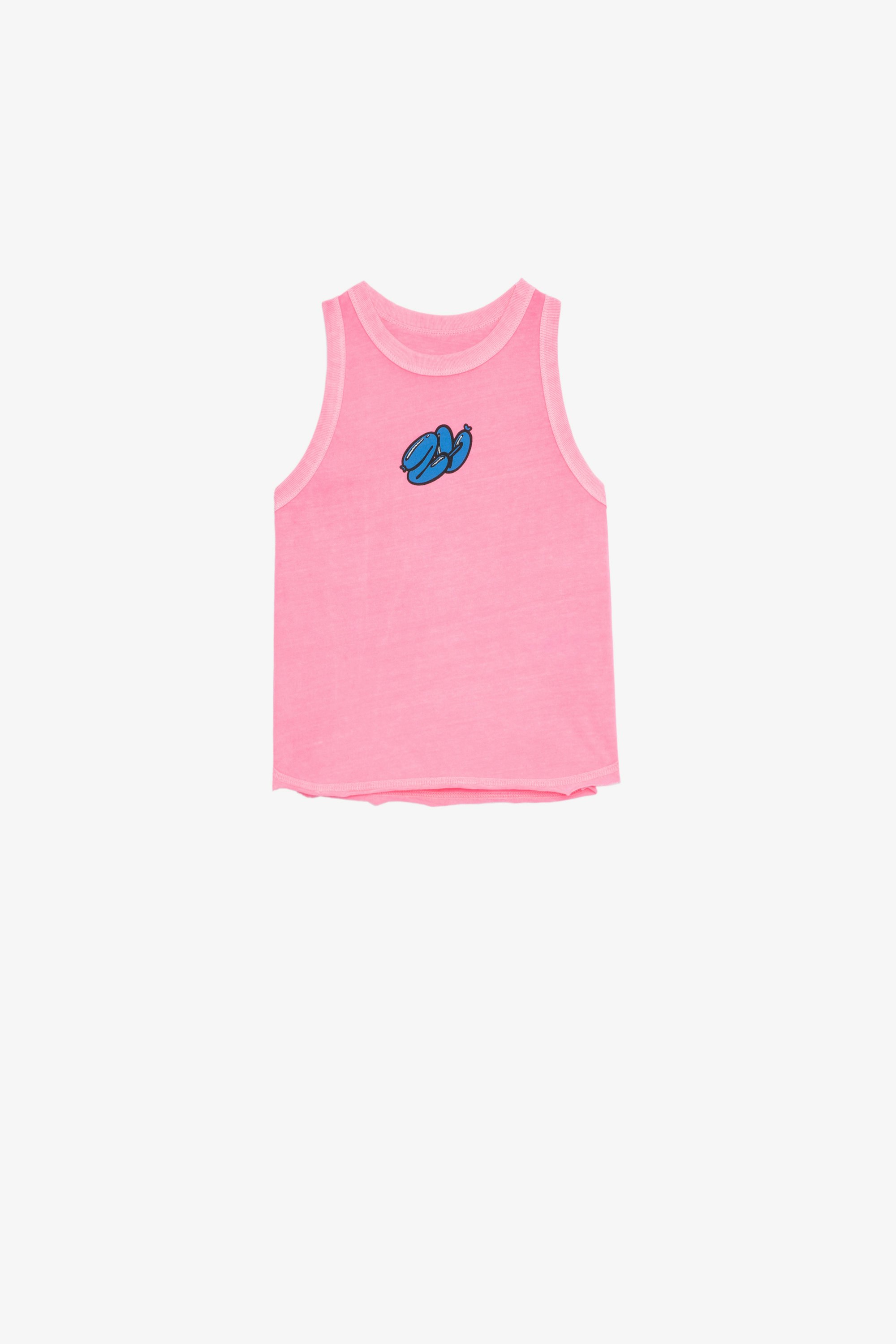 Girls' Debbie Tank Top - Girls' pink tank top.