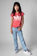 T-Shirt Boxo Enfant - T-Shirt en coton rouge enfant