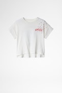 Audrey Children's T-Shirt - Children's cotton t-shirt in cream