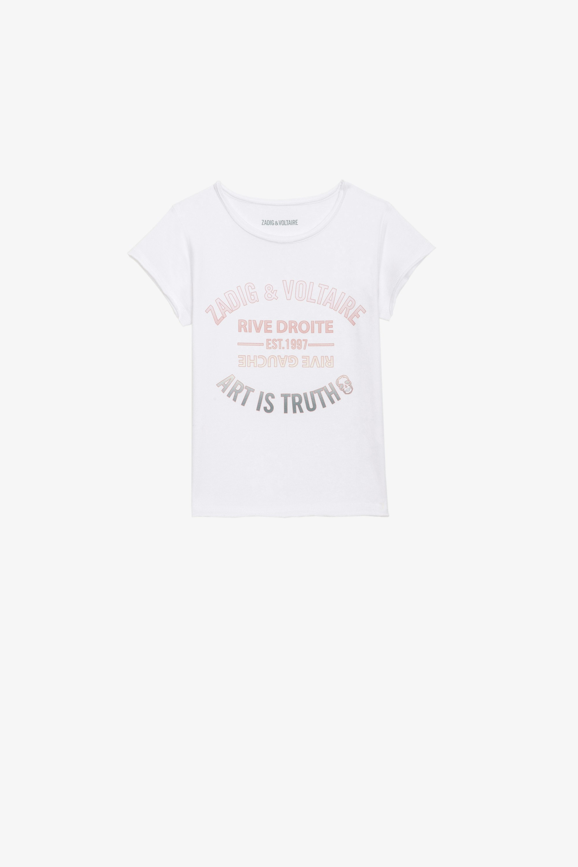 ZADIG & VOLTAIRE Camiseta de manga corta niÑa amarillo 