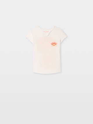 T-shirt Boxo Girl - - T-shirt with short sleeves_x000D_
- Henley collar_x000D_
- Front and back print_x000D_
- Embroidered logo on sleeve_x000D_