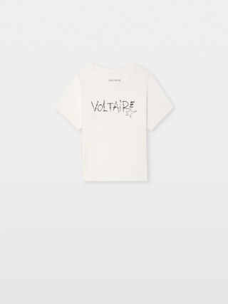 T-shirt Amber Girl - - Short-sleeve T-shirt with front print.