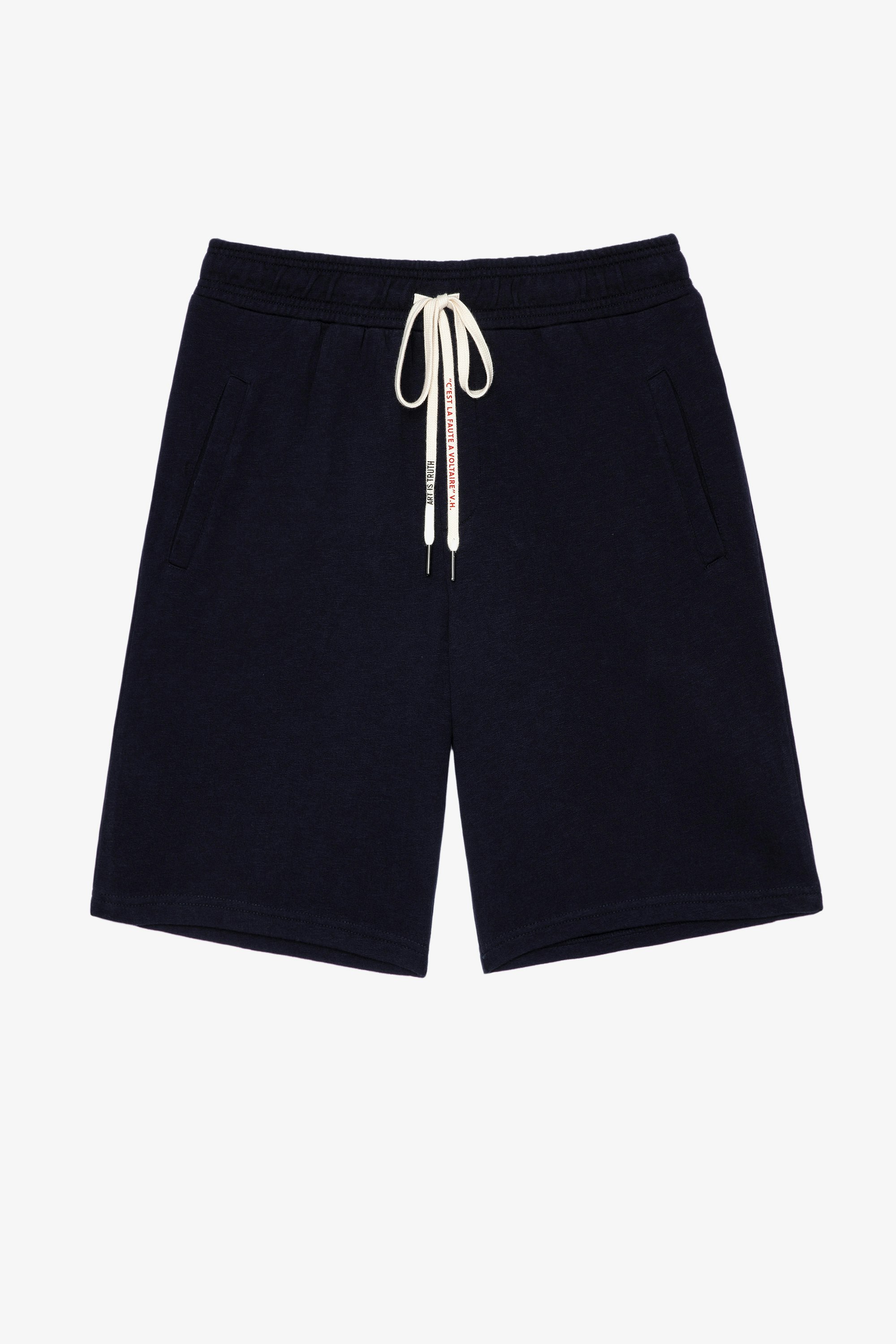 Party Shorts Men's navy blue cotton shorts