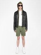 Pablo Shorts - Sweatshorts with XO skull patch.