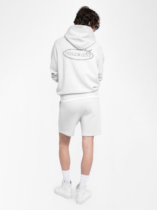 Pablo Shorts - Fleece shorts adorned with a signature badge.