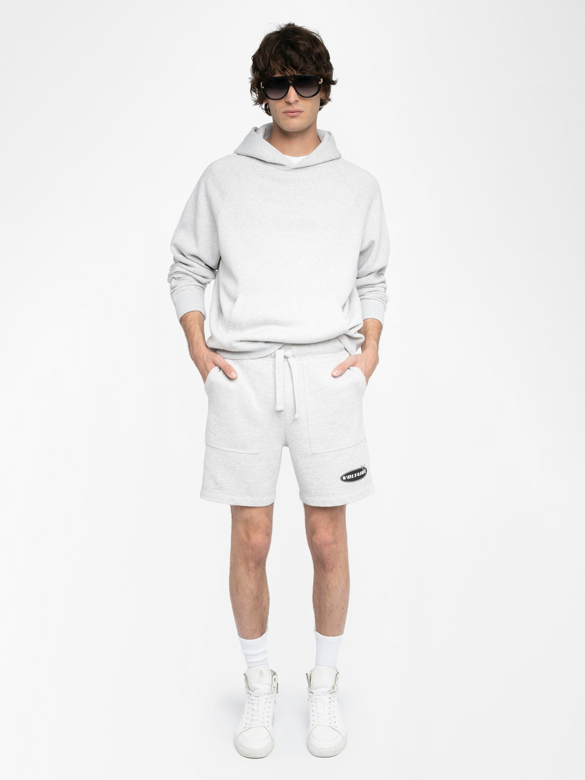 Pablo Shorts - Fleece shorts adorned with a signature badge.