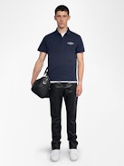 Dimitri Polo Shirt - Short-sleeved polo shirt with embroidery on the front.